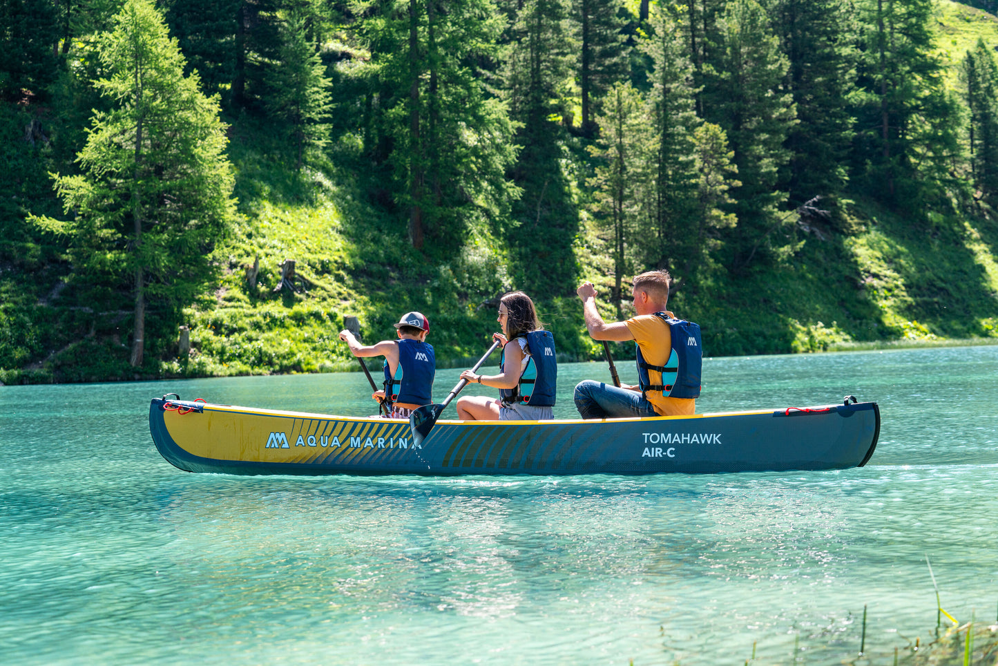 Aqua Marina Tomahawk AIR-C - 3 Person Speed Canoe